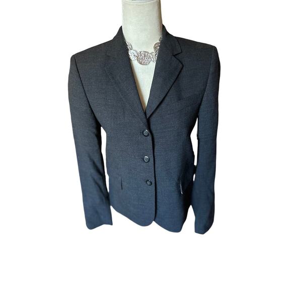 Express Tailored Blazer Jacket, Fully Lined, Charcoal Gray, Women's size 2, NWT - Picture 1 of 6